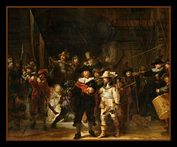 NIGHT WATCH Rembrandt by Jerre Paquette