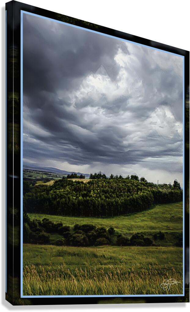 HIGHWAY LANDSCAPE Canvas Print