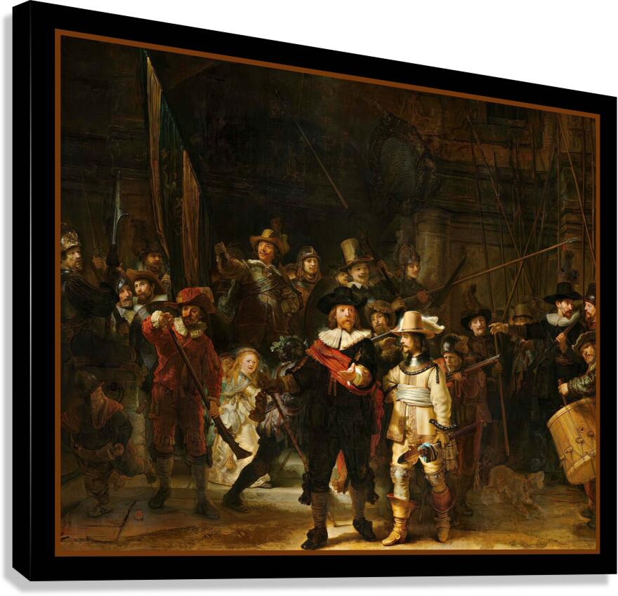 NIGHT WATCH Rembrandt Canvas Print