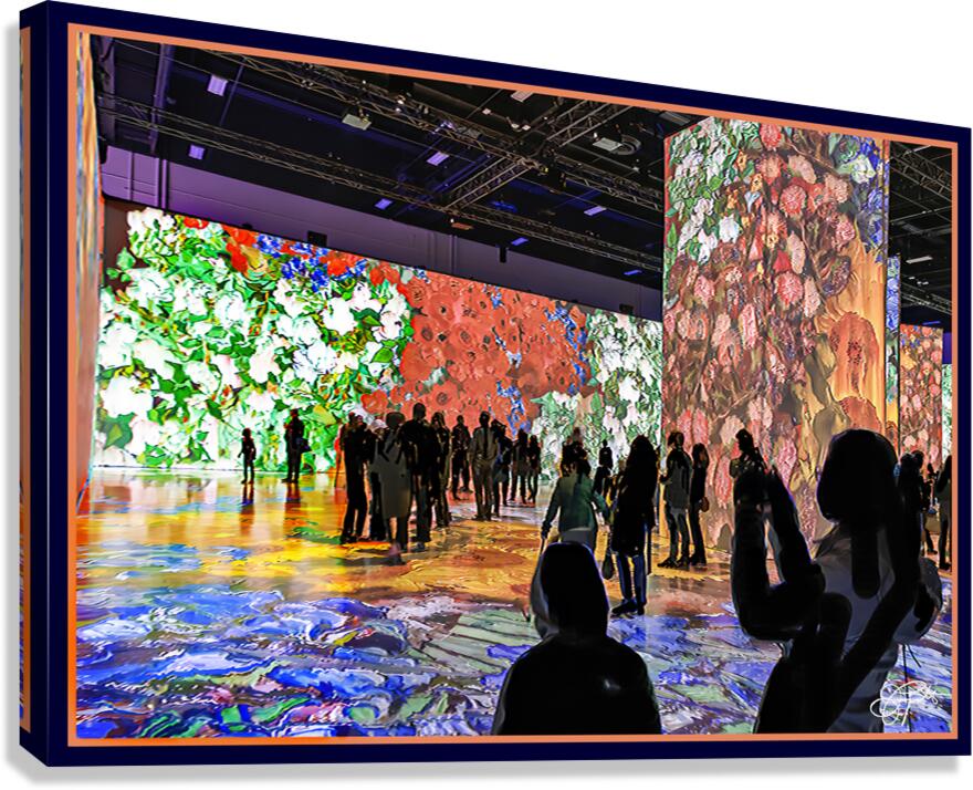 VAN GOGH FLOWERS EXHIBIT Canvas Print