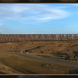 LETHBRIDGE TRESTLE TRAIN BRIDGE