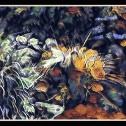 POND REFLECTIONS Abstract