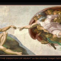 Michelangelo THE CREATION OF ADAM Sistine Chapel