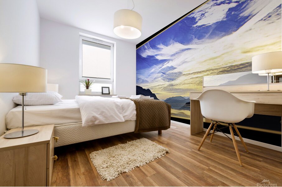 EVENING SKY WATER Mural print