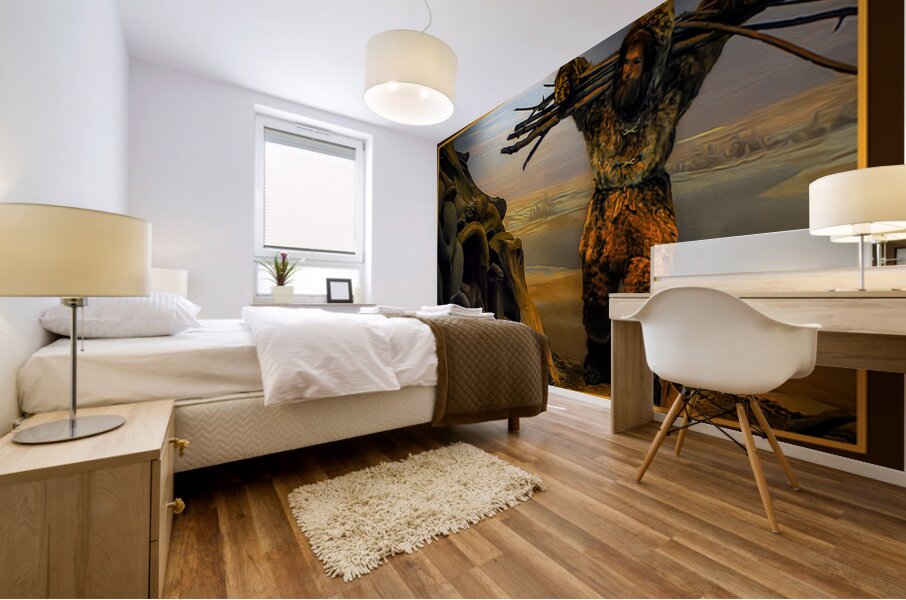 Hi Hon I’m Home Mural print