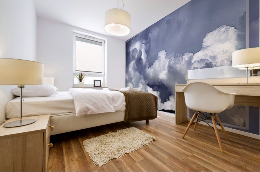 BIRTH OF A STORM Mural print