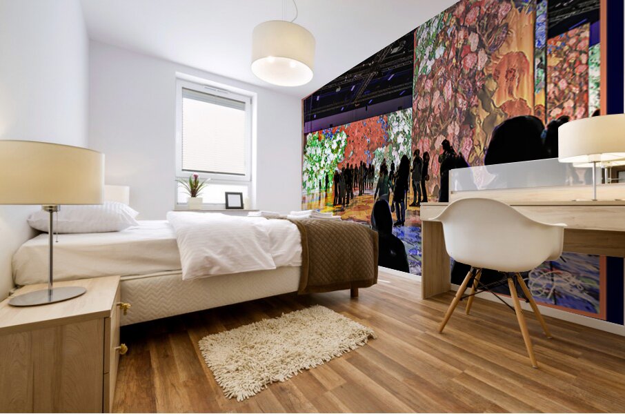 VAN GOGH FLOWERS EXHIBIT Mural print