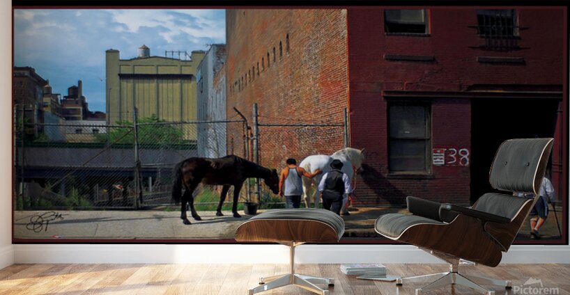 BACKSIDE OF NEW YORK Wall Murals