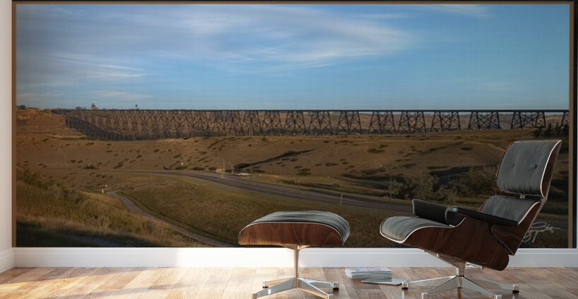LETHBRIDGE TRESTLE TRAIN BRIDGE Wall Murals