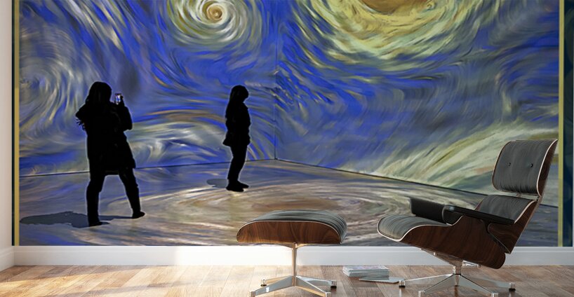 VAN GOGH STARRY NIGHT EXHIBIT Wall Murals