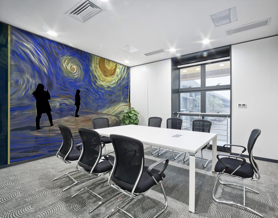 VAN GOGH STARRY NIGHT EXHIBIT Wall Printing