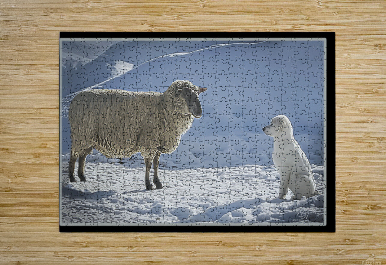 BILATERAL HERDING Jerre Paquette Puzzle printing