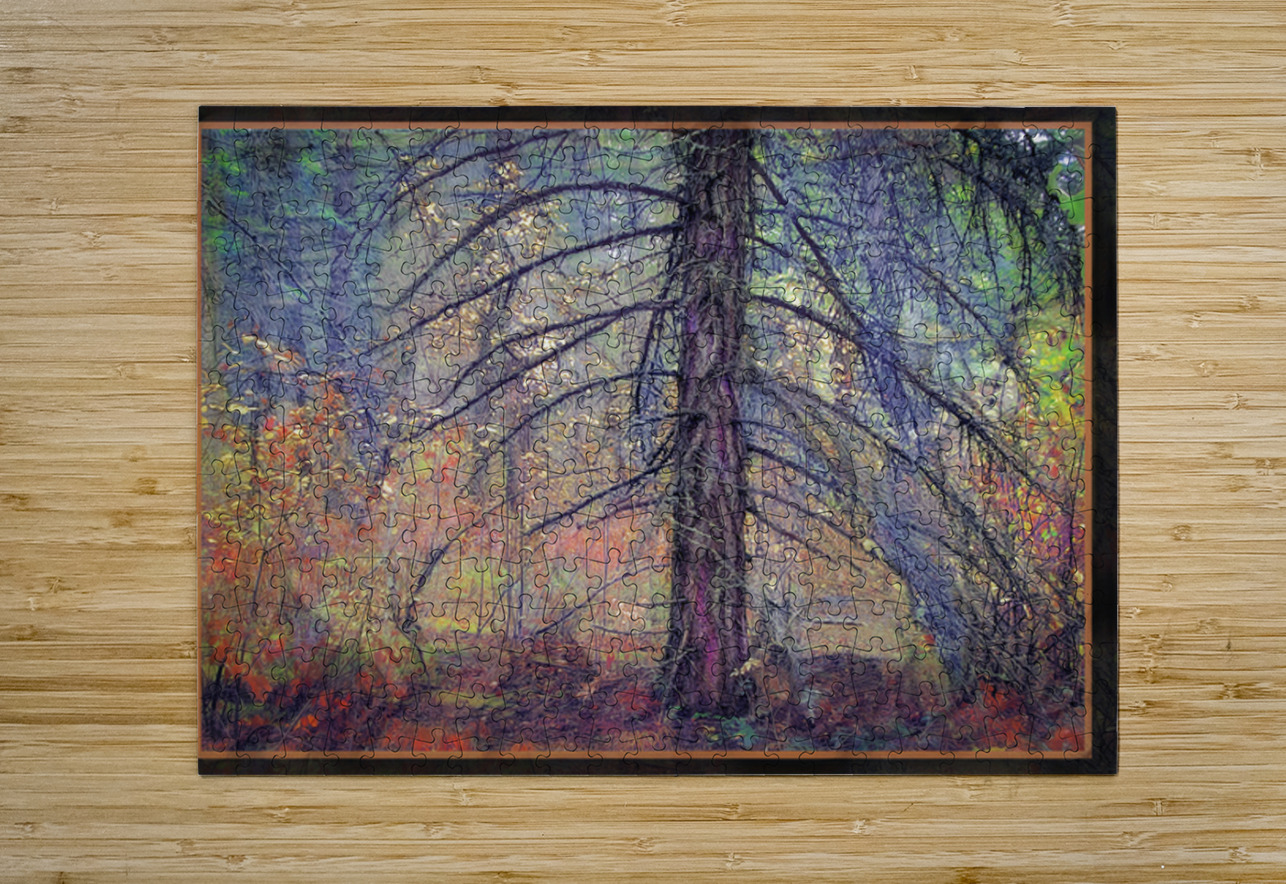 ORCHESTRAL CONDUCTOR OF FALL COLOURS Jerre Paquette Puzzle printing