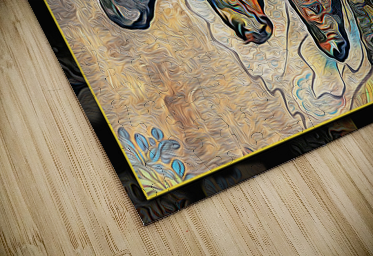 CHAUVET CAVE HORSES stylized Jerre Paquette Puzzle